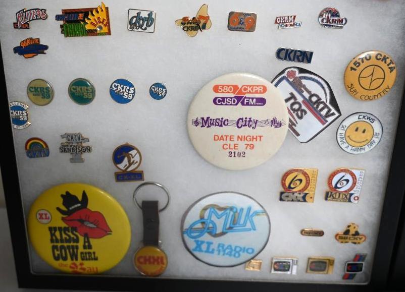 Radio Advertising Collector Pins Grouping