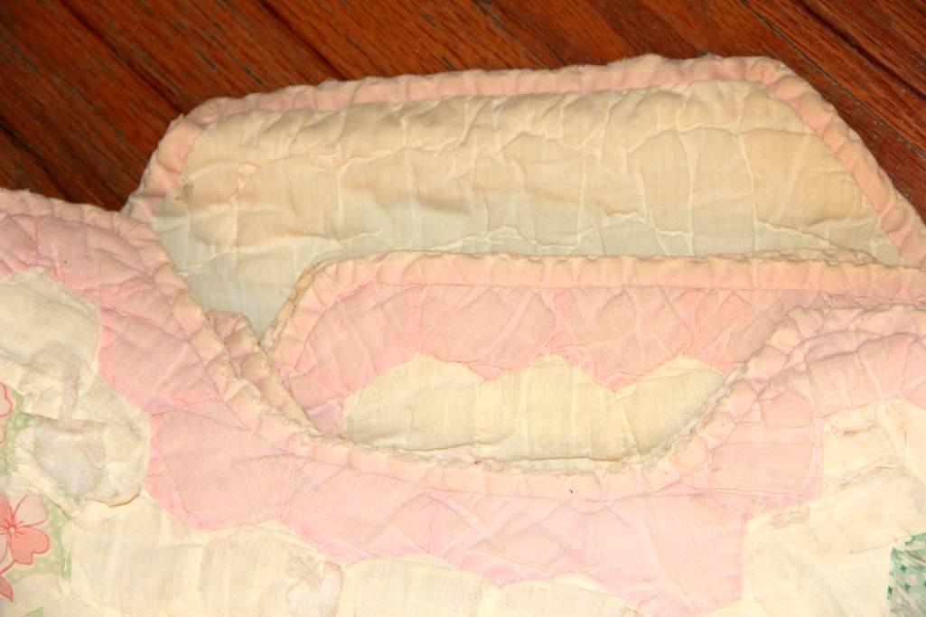 Two Handmade Quilted Blankets and 6 Pillows