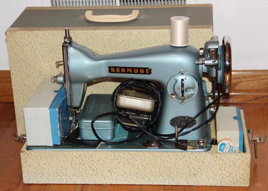 Vintage Kenmore Sewing Machine in Case