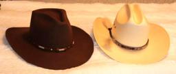 Pair of Wrangler Western Hats