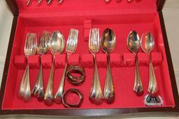 Excellent Set Dansk Silver-Plate Flatware in Case