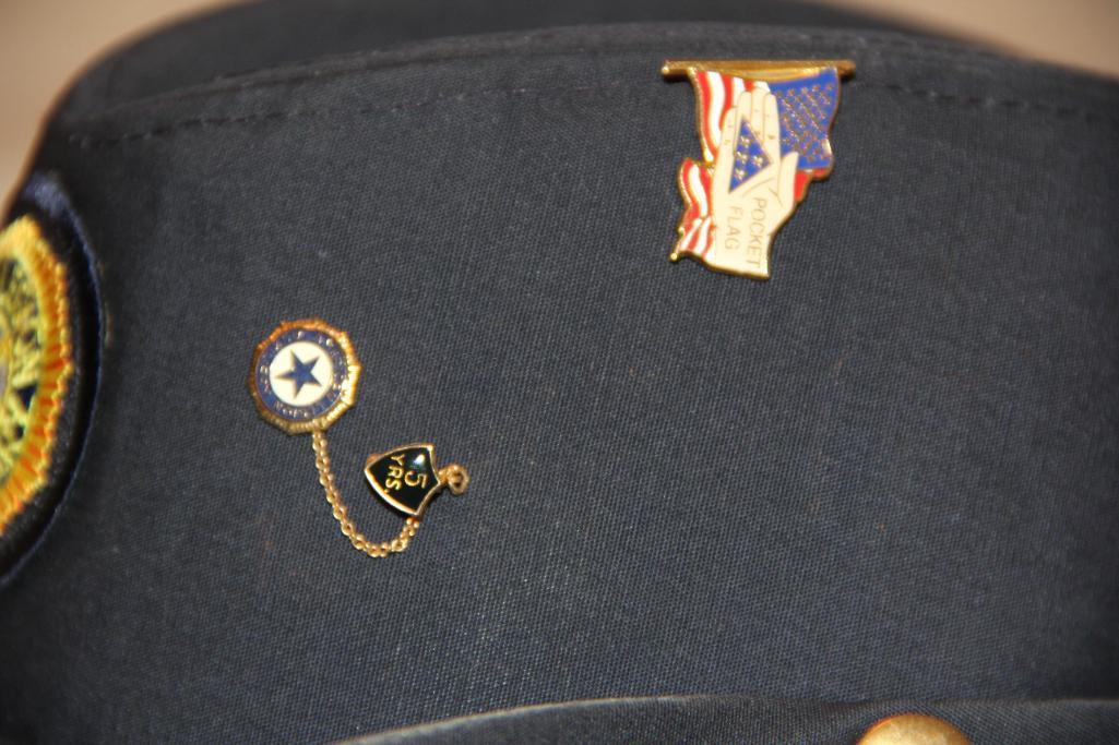 American Legion Hat and Broncos Bandanas