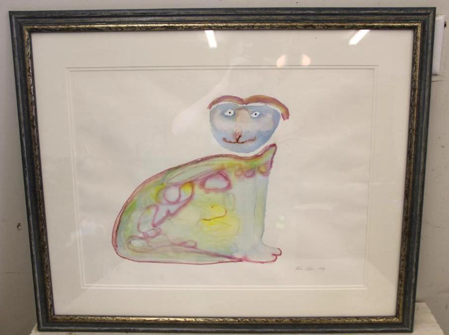 Framed Signed Watercolor