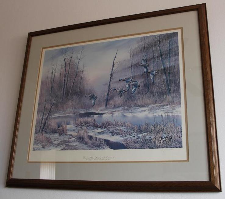 Signed and Numbered Print by A. Inaniecki for Ducks Unlimited