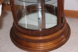 Cylindrical Display Cabinet