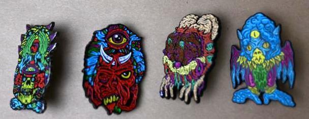 Eight Limited Edition Ghost Free Hood Pins