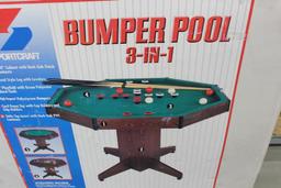 Sportcraft Bumper Pool 3-in-1Table