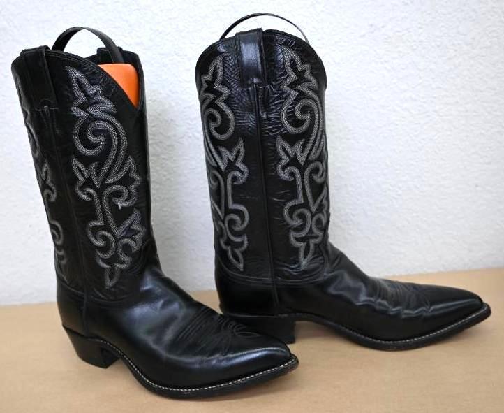 Black Justin Boots size 10D