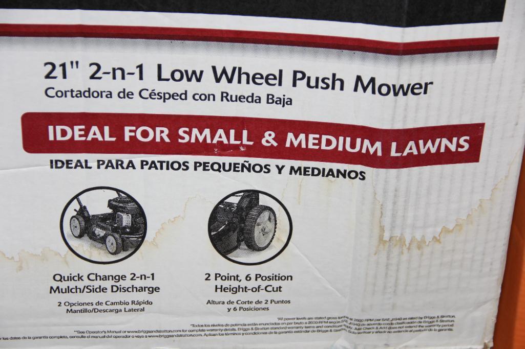 New in Box Murray 21" 2-in-1 Low Wheel Push Mower