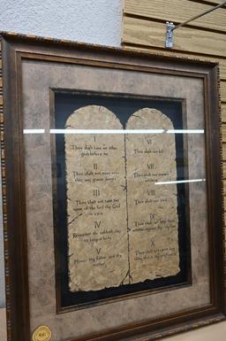 Robert Spooner Gallery LE 10 Commandments on Stone