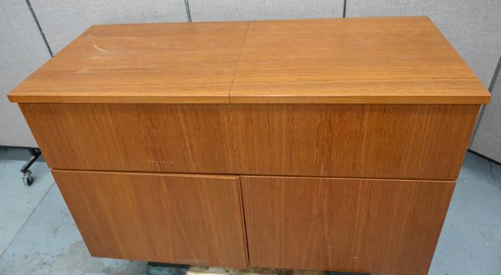 Mid Century Record Cabinet