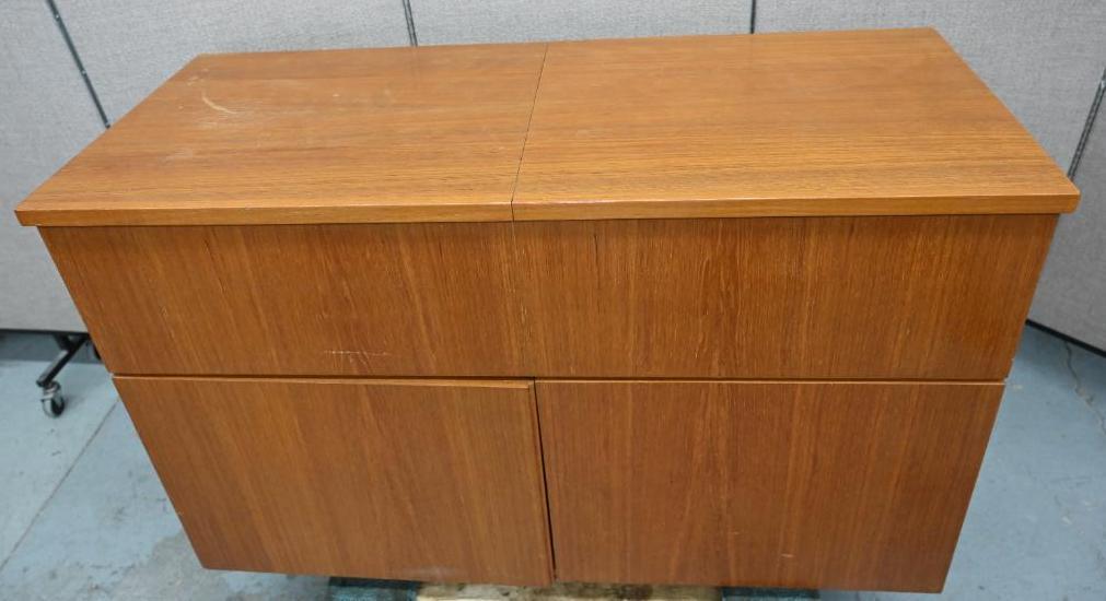 Mid Century Record Cabinet