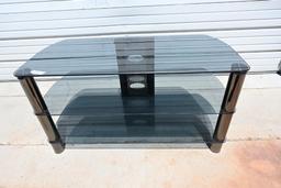 Glass Top TV Stand