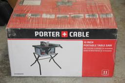 Porter Cable Portable 10" Table Saw New in Box