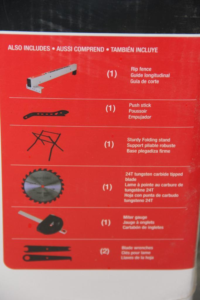 Porter Cable Portable 10" Table Saw New in Box
