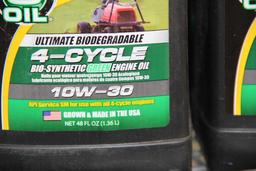 Six 1.5 Qt. (48 oz.) Bottles of G-Oil 10W-30 Synthetic Biodegradable Oil