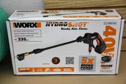 Flexon Flextreme 100' Garden Hose and Hydro Shot Portable Power Cleaner