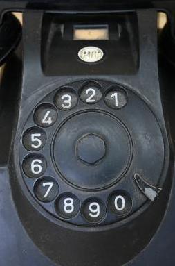 Vintage PTT Black Phone