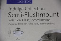 Progress Lighting Indulge Collection Semi-Flush Mount Fixture