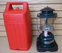 January 1988 Coleman Powerhouse Two Mantel Lantern with Hard Case