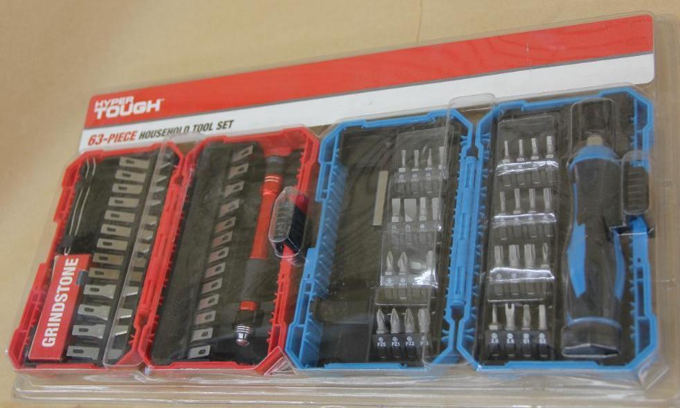 Hyper-Tough 63-Piece Household Tool Set