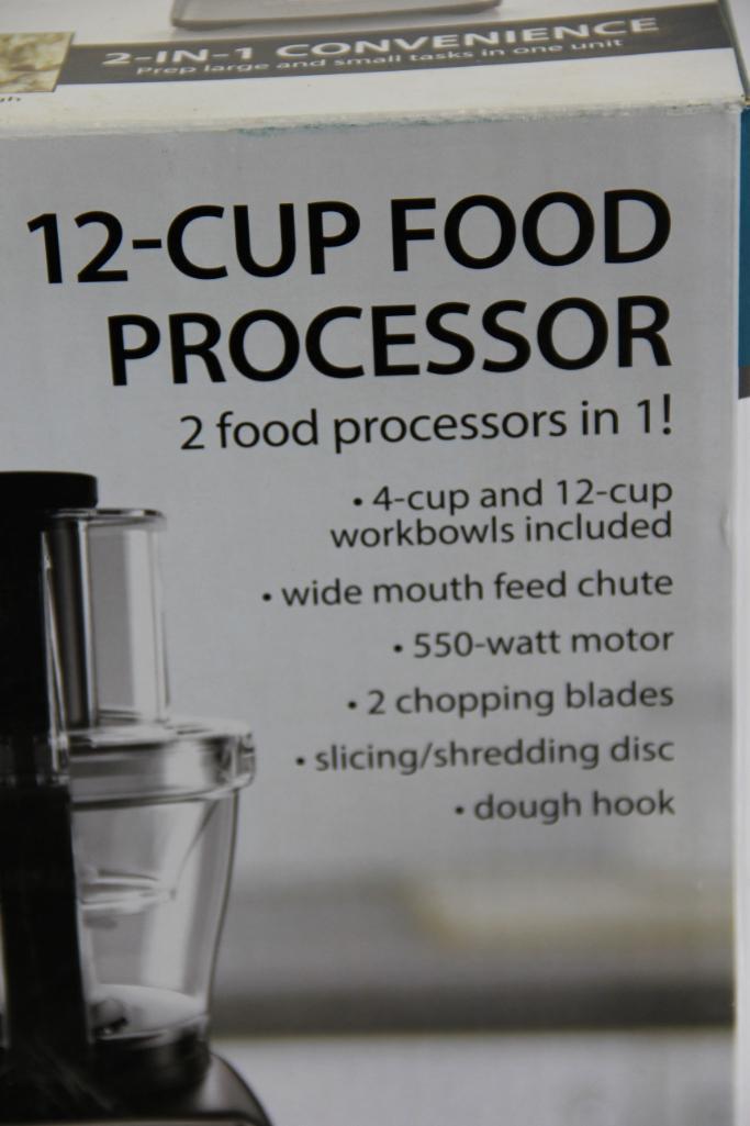 Faberware 12 Cup 2-in-1 Food Processor