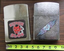 4 Collectible Sturgis Jumbo Oil Lighters