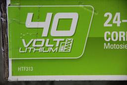 Green Works 40V Lithium 24" Cordless Hedge Trimmer