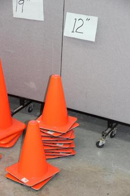 20 New Traffic Cones of Different Sizes