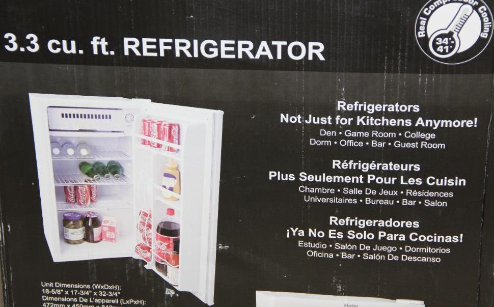 Haier 3.3 Cubic Foot Refrigerator New