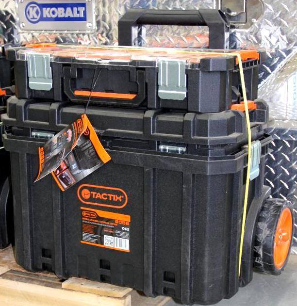 Tactix Modular Mobile Storage System Toolbox