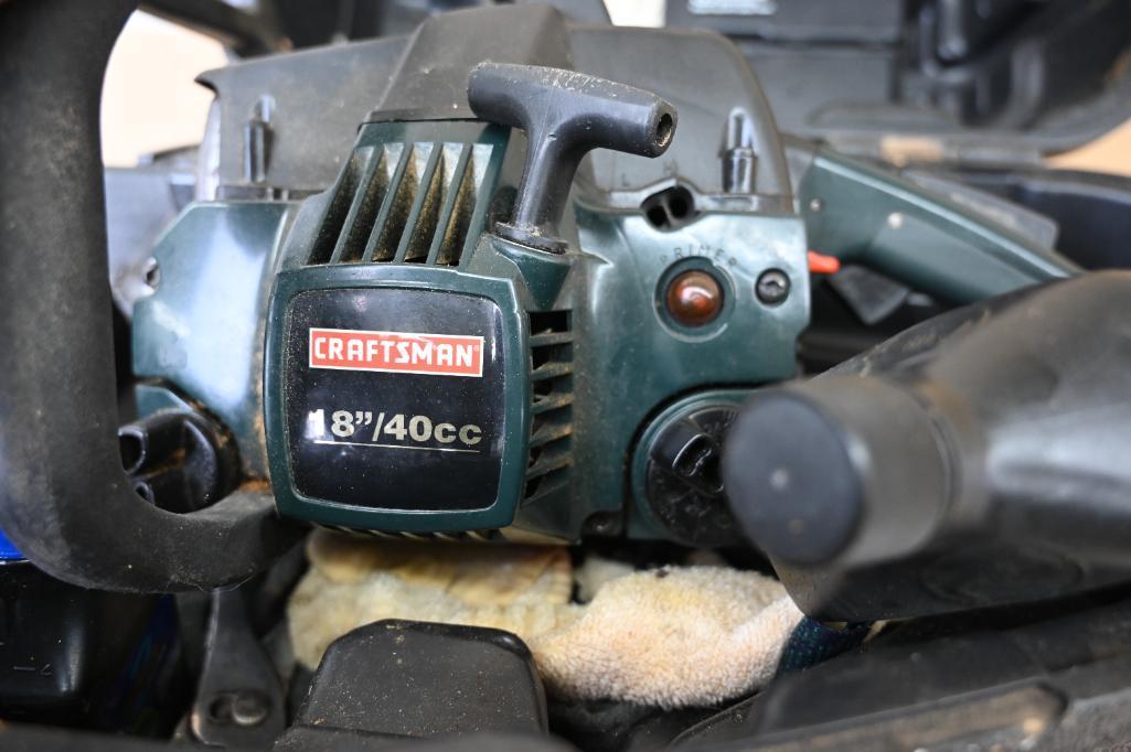 Craftsman 40cc Chainsaw with 18" Bar