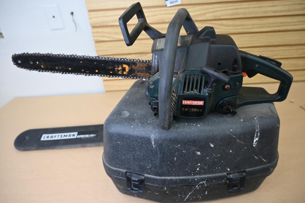 Craftsman 40cc Chainsaw with 18" Bar