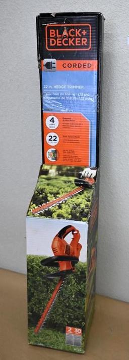 Black & Decker 22" Corded Hedge Trimmer