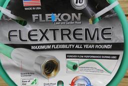 Flexon Flextreme 50' Garden Hose and Hydro Shot Portable Power Cleaner