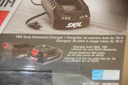 Two Skil 18V Lithium Battery Chargers