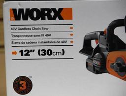 Worx 40V Cordless 12" Chainsaw