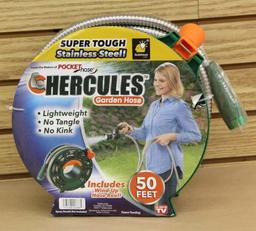 1New Hercules Stainless Steel 50 Ft. Garden Hoses