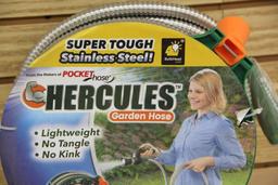 1New Hercules Stainless Steel 50 Ft. Garden Hoses