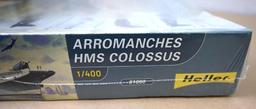 Heller 1/400 Scale Arromanches / HMS Colossus Aircraft Carrier Ship Model!