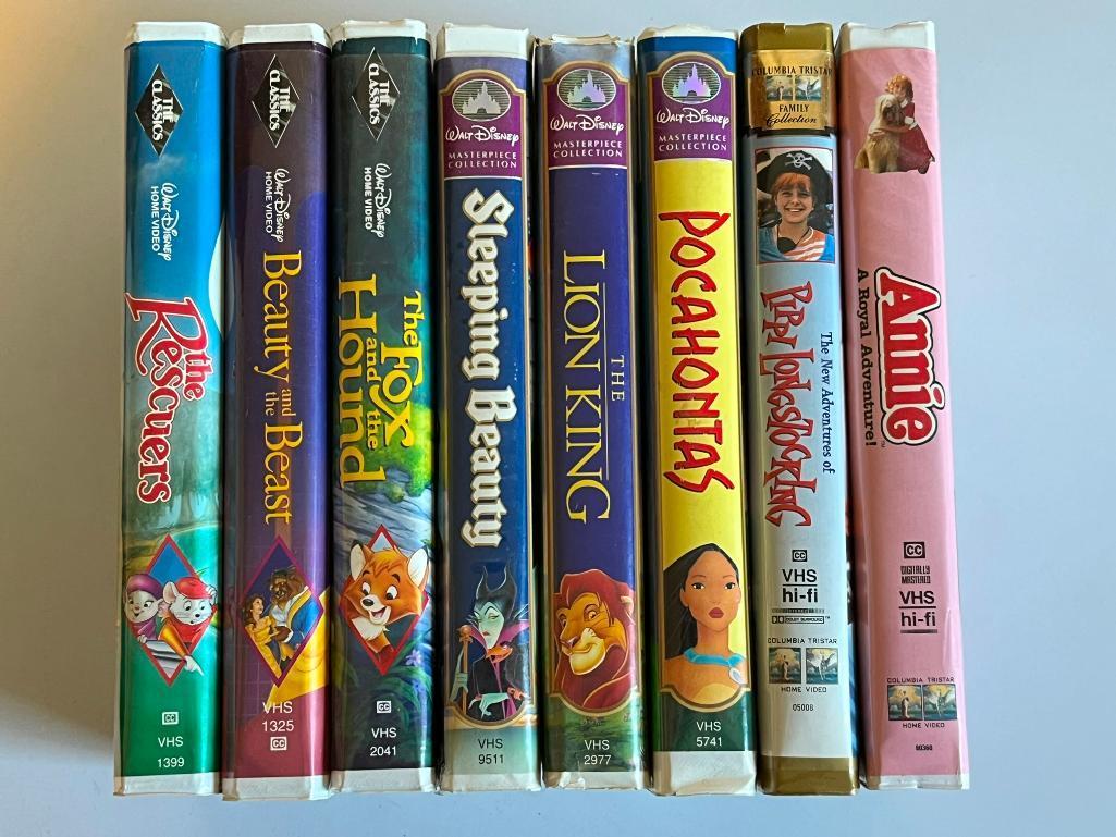 Six Disney VHS