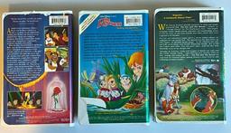 Six Disney VHS