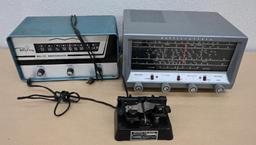 Two Vintage Radios with Film Splicer