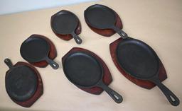 Six Lodge Skillets