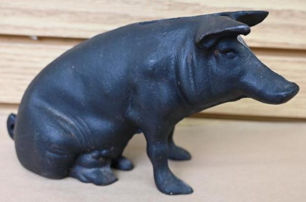 Cute Cast Iron Piggy Bank