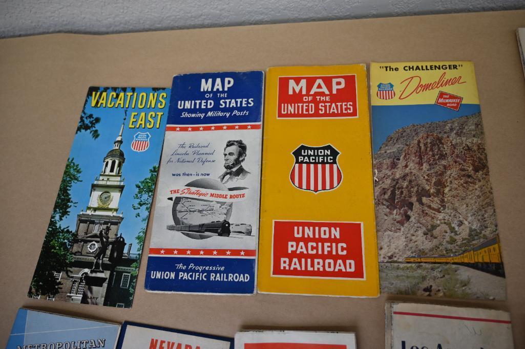 Four Union Pacific Maps