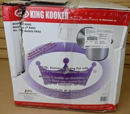 King Kooker 60qt Aluminum Boiling Pot