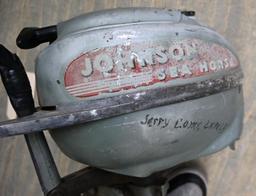 Vintage Johnson Sea Horse Outboard Boat Motor