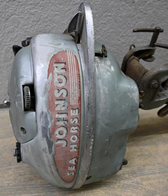 Vintage Johnson Sea Horse Outboard Boat Motor