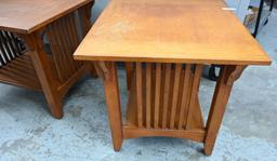 Pair of Mission Side Tables